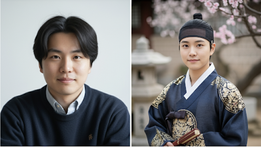 Traditional Asian - AI image transformation example